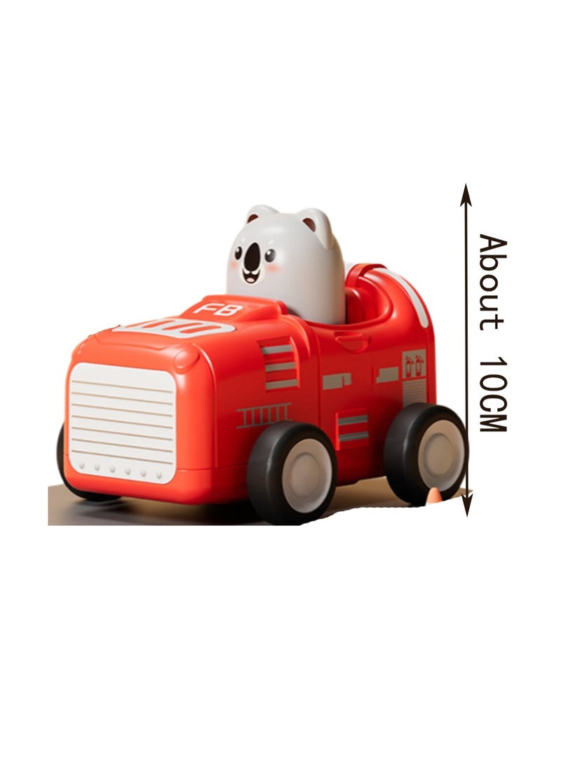 Red Car Push Animal Car Children'S Toy Car No Batteries Required - Image 2